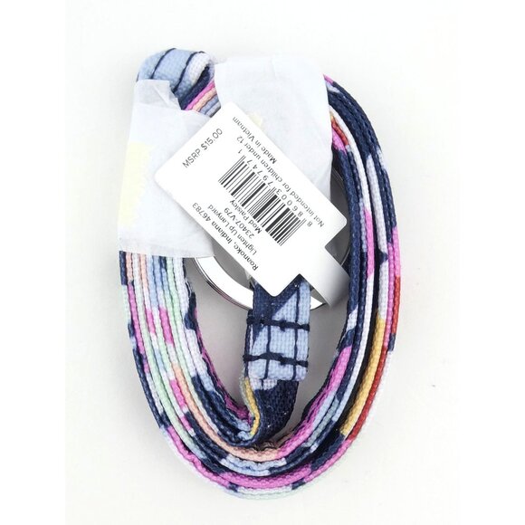 Vera Bradley Mod Paisley Lighten Up Lanyard NWT - Picture 2 of 2